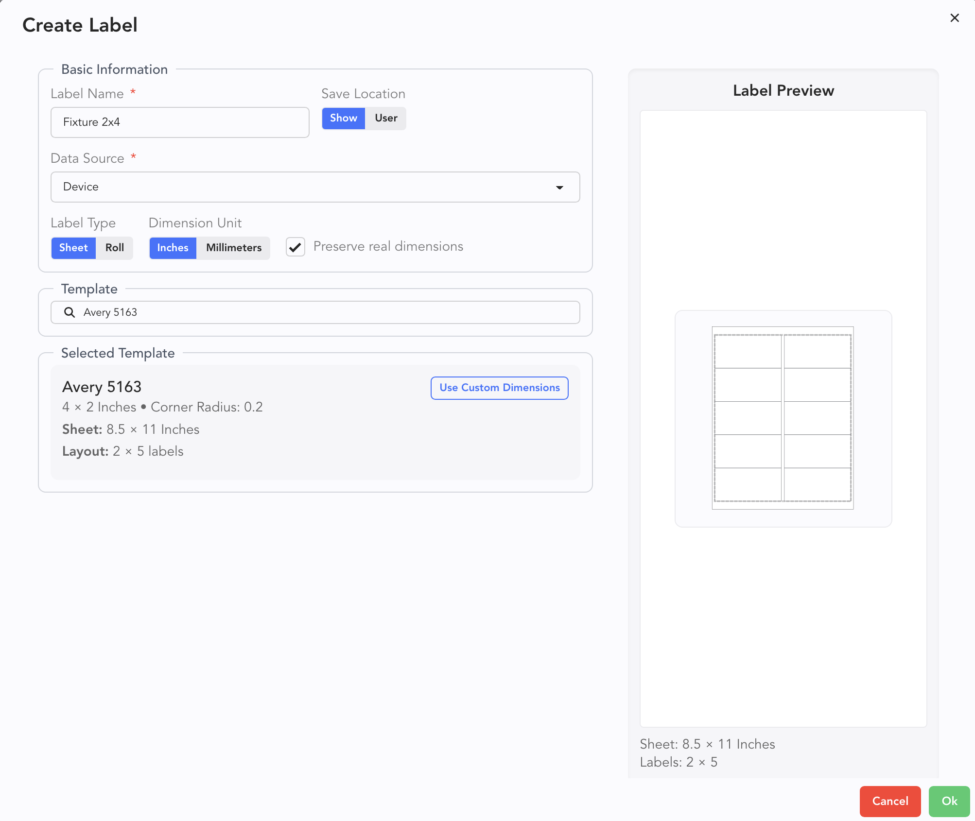 Labels | Lightwright Documentation