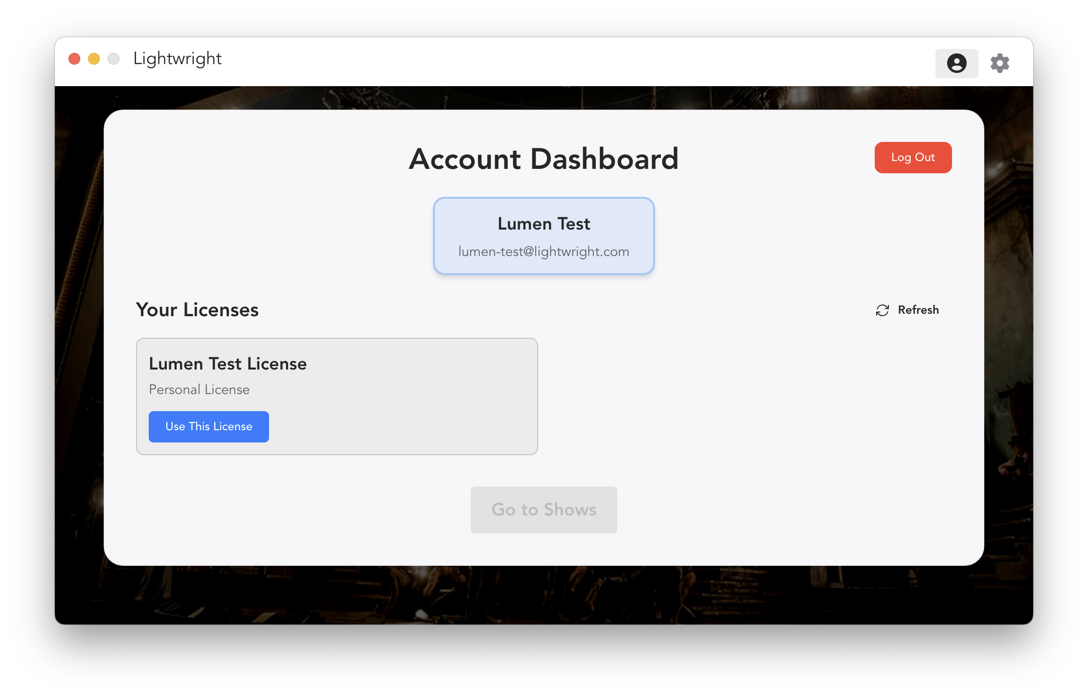 Account Dashboard